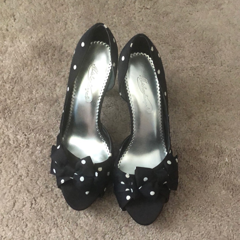 Michaelango Polka Dot Pumps